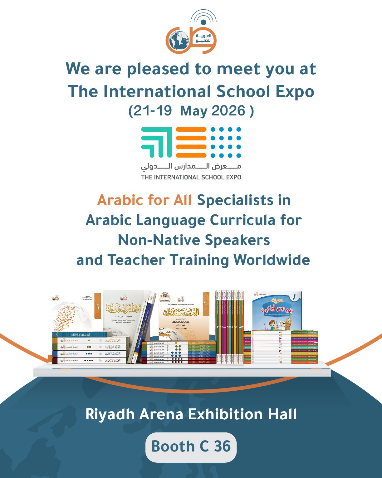 Arabic for All  Participation in the International Schools Expo